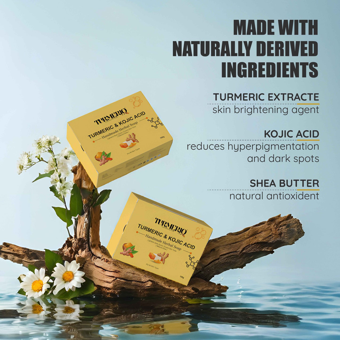 Turmeric Kojic Acid + Vitamin C Soap Bar