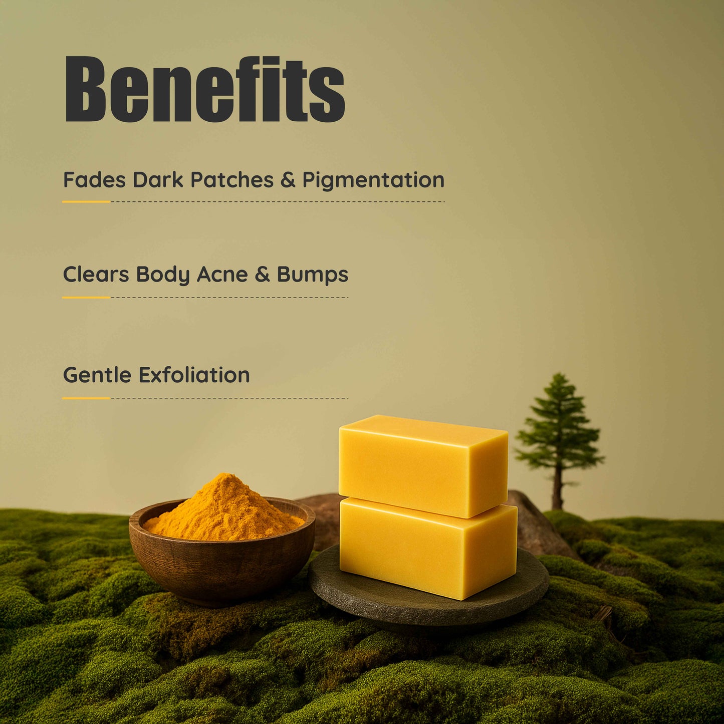 Turmeric Kojic Acid + Vitamin C Soap Bar