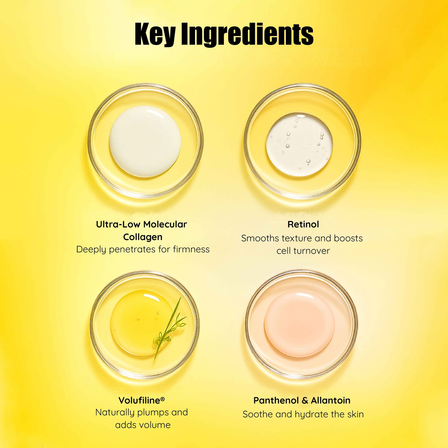 Retinol V-Face Lift Collagen Mask (Pack of 4)