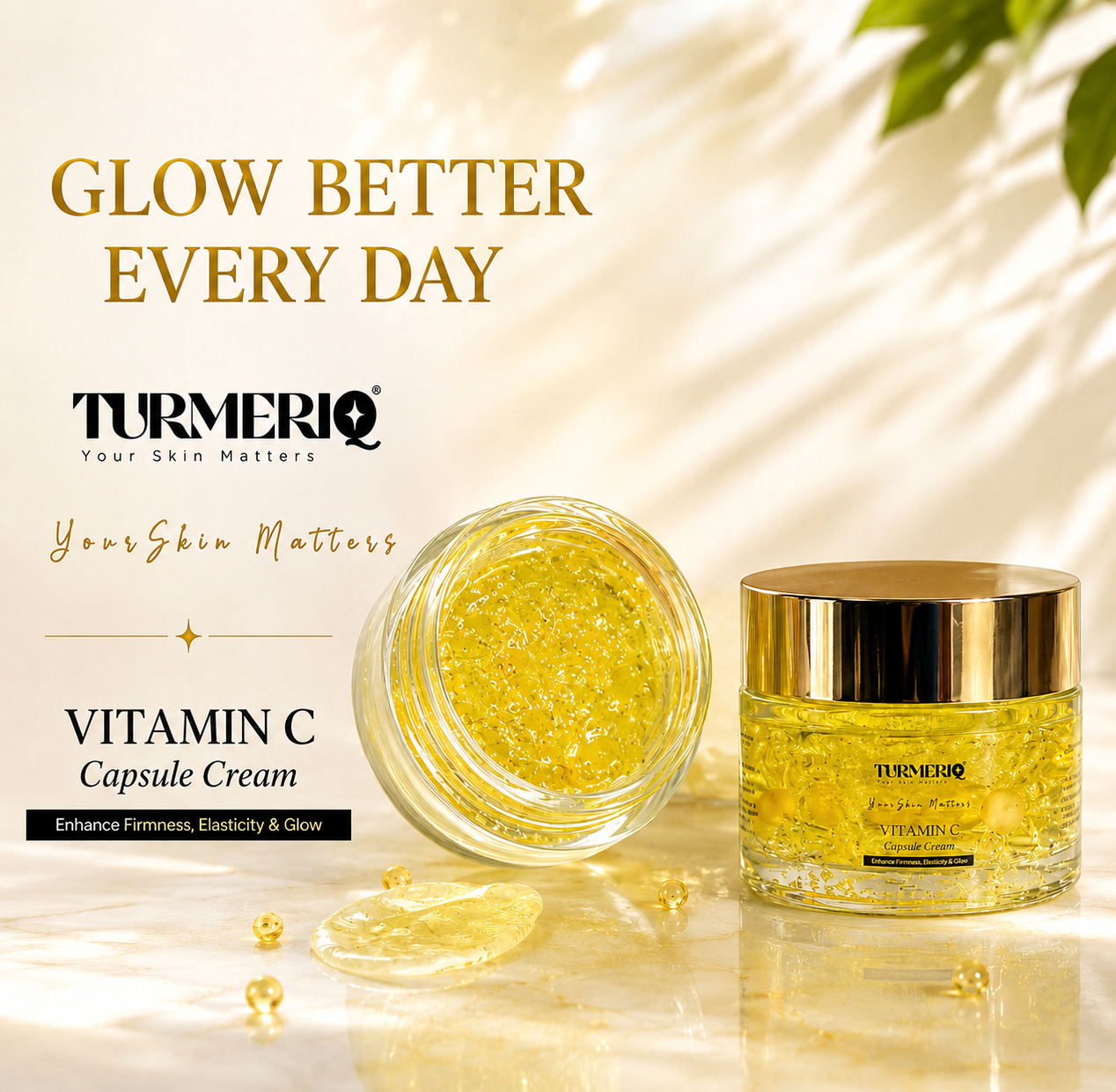 Vitamin C Capsule Cream – Brightening Face Moisturizer for Radiant & Glowing Skin