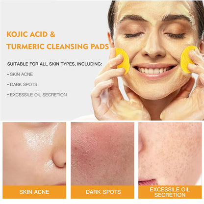 Turmeric & Kojic Acid Cleansing Pads (50 Pads)