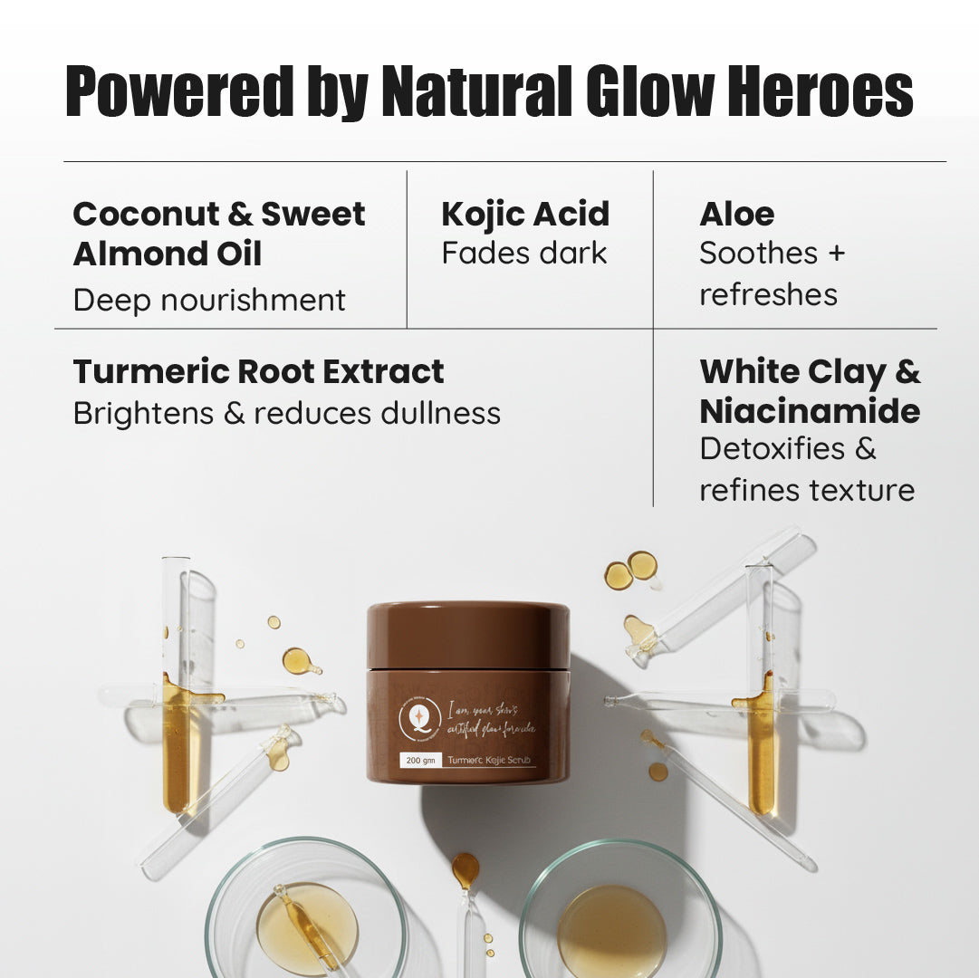 Turmeric & Kojic Scrub For Brightening