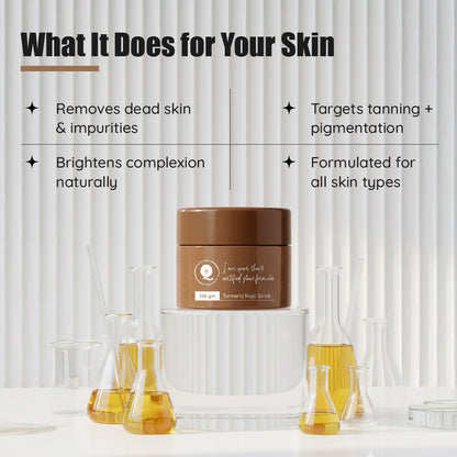 Turmeric & Kojic Scrub For Brightening