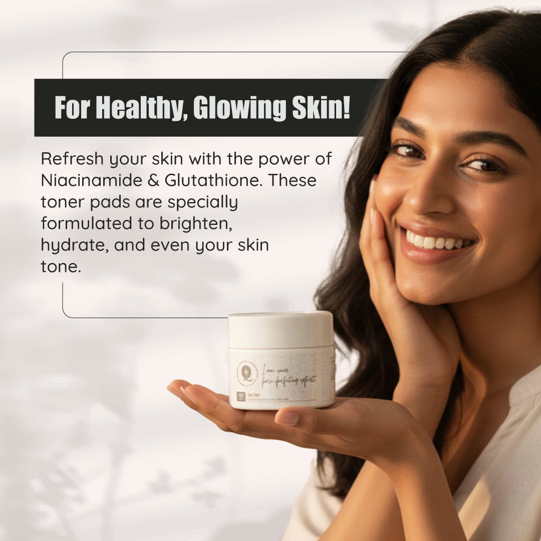 Glutathione & Niacinamide Toner Pads – Turmeriq Co