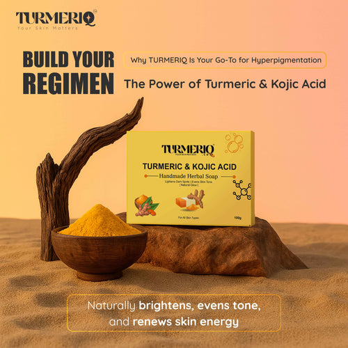 🎁 Turmeric Kojic Acid + Vitamin C Soap Bar