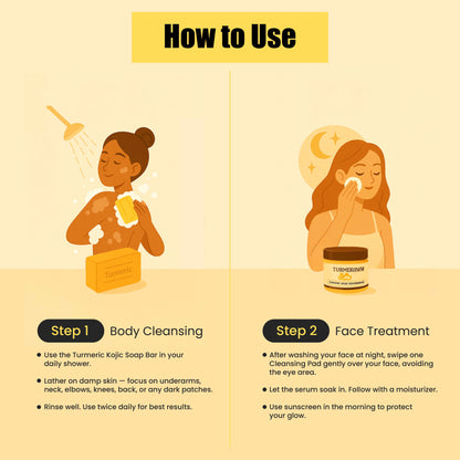 Turmeric & Kojic : Pigment Control Duo