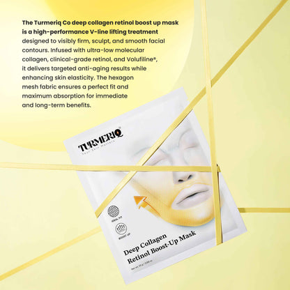 Retinol V-Face Lift Collagen Mask (Pack of 4)