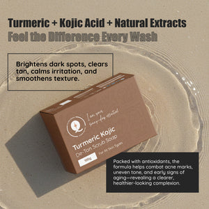 Turmeric & Kojic De-Tan Scrub Soap (Pack of 2)