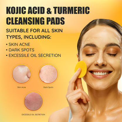 Turmeric & Kojic Acid Cleansing Pads (50 Pads)