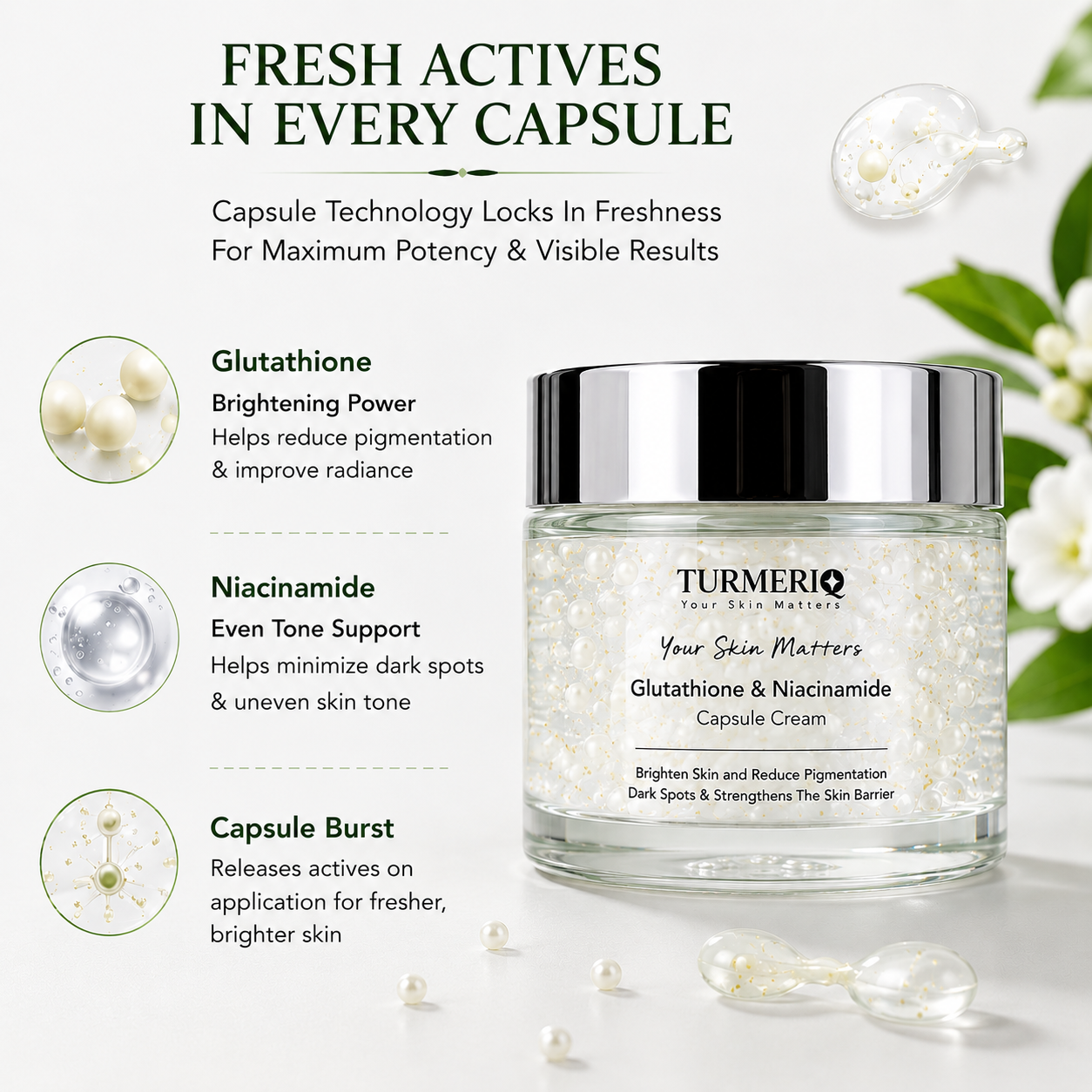 Glutathione & Niacinamide Capsule Cream