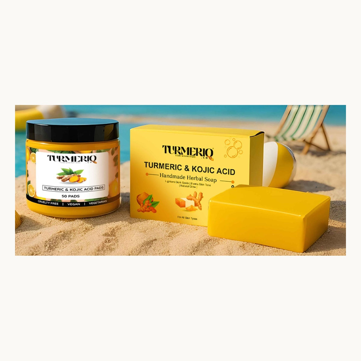 Turmeric & Kojic Skincare Duo — original packaging